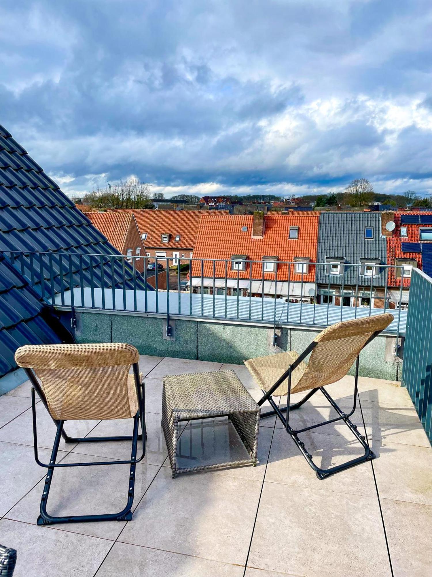 Ahaus: Stadtoase Mit Terrasse & Privater Garage エクステリア 写真
