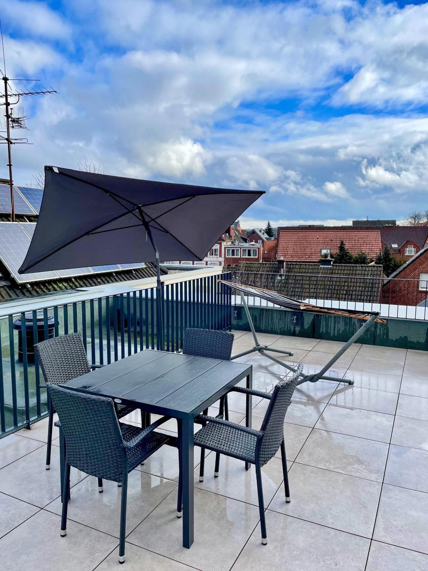 Ahaus: Stadtoase Mit Terrasse & Privater Garage エクステリア 写真